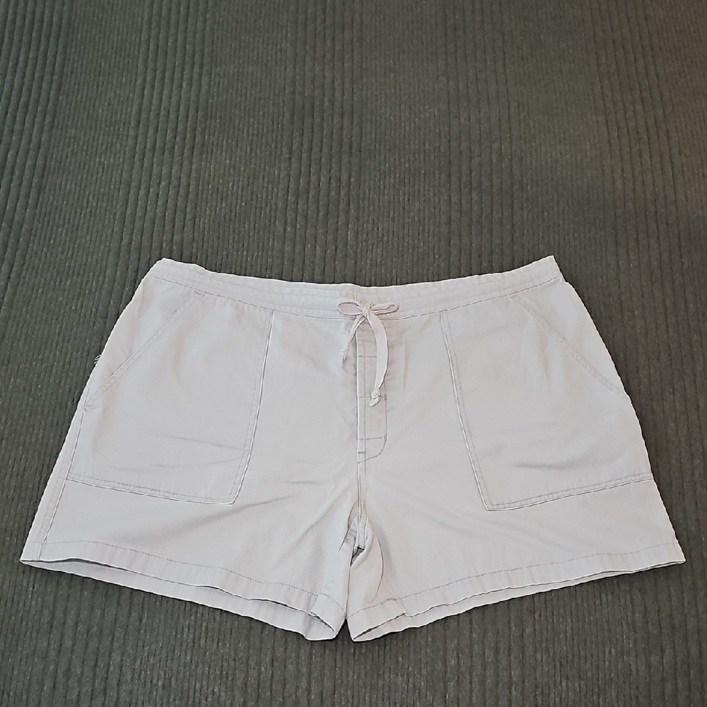 Old Navy Patch Pocket Drawstring Tie Waist Casual Summer Shorts Cream XL
